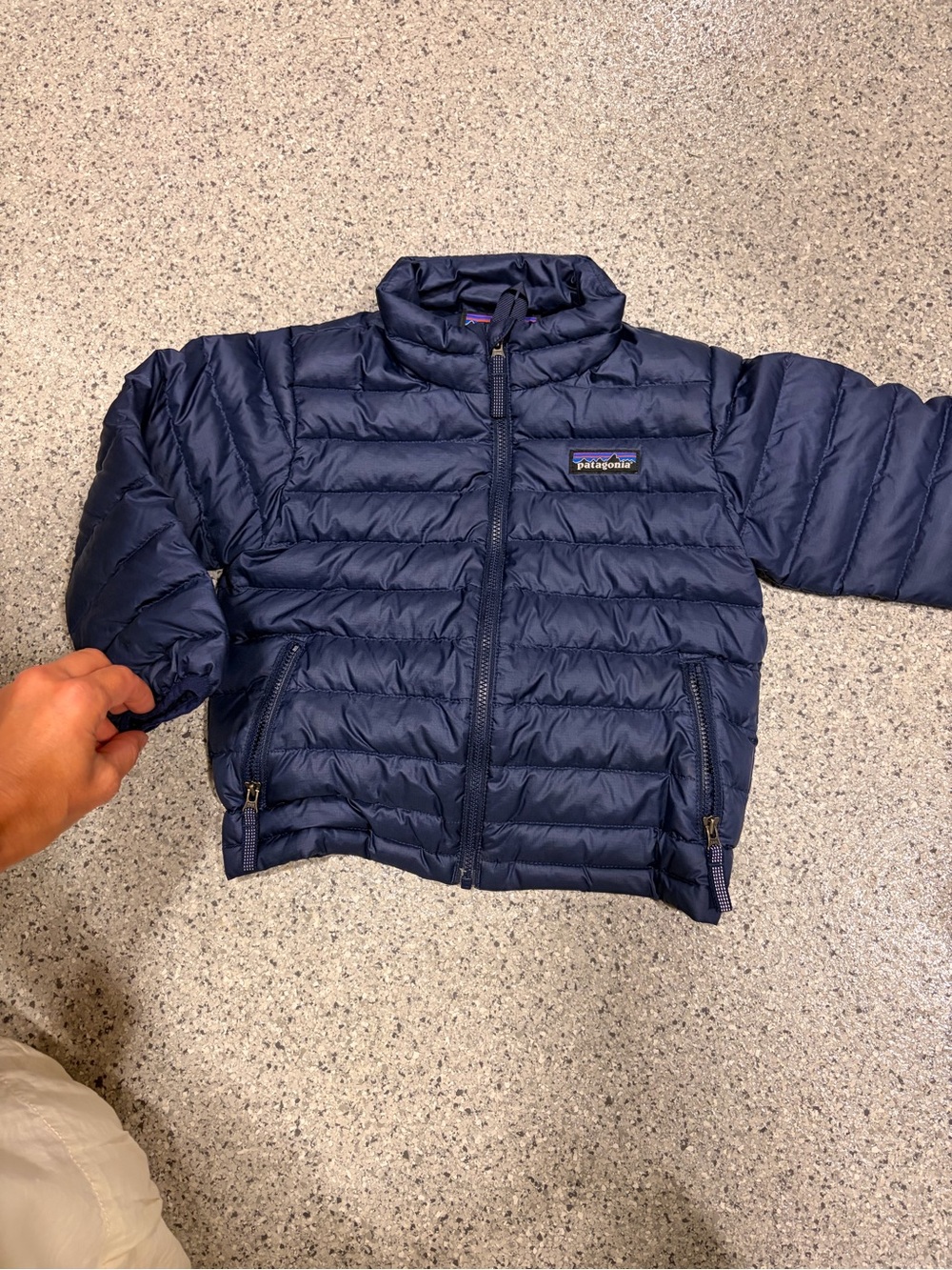 Patagonia Kids' Navy Puffer Jacket 3T